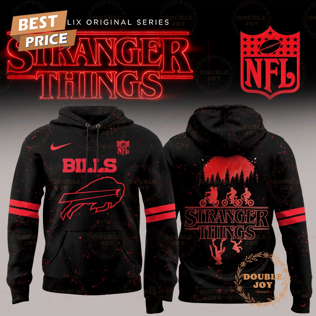 Stranger Things x Buffalo Bills 2025 Hoodie