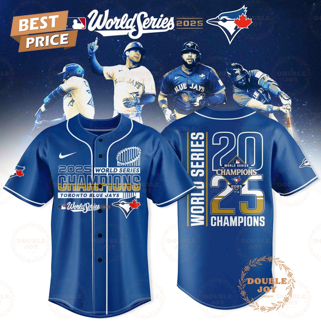 Toronto Blue Jays x Champions Team World Series 2025 Baseball Jersey Toronto Blue Jays x Champions Team World Series 2025 Baseball Jersey