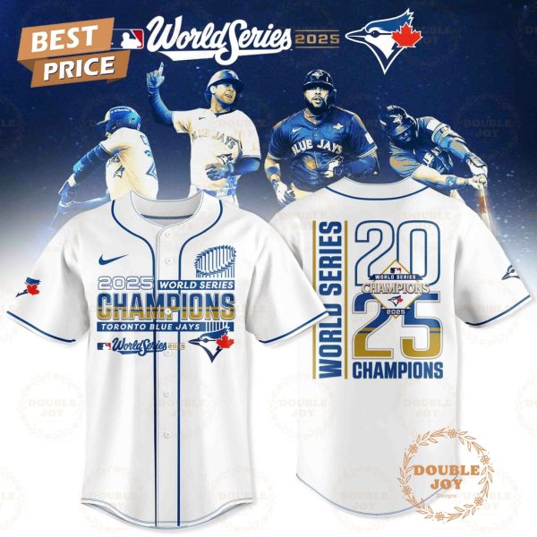 Toronto Blue Jays x Team Champions 2025 World Series Baseball Jersey