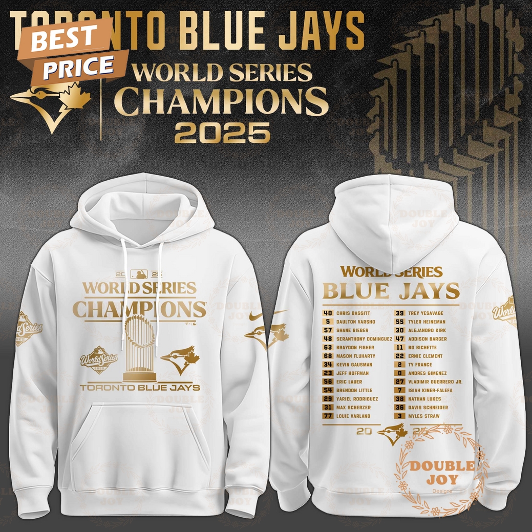 Toronto Blue Jays x The Champions 2025 World Series Hoodie Toronto Blue Jays x The Champions 2025 World Series Hoodie