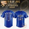 Toronto Blue Jays x The Champions 2025 World Series Baseball Jersey Toronto Blue Jays x The Champions 2025 World Series Baseball Jersey