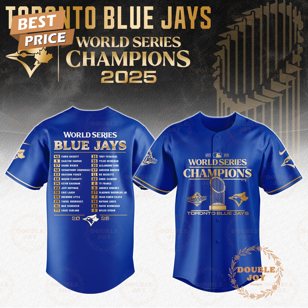 Toronto Blue Jays x The Champions World Series 2025 Baseball Jersey Toronto Blue Jays x The Champions World Series 2025 Baseball Jersey