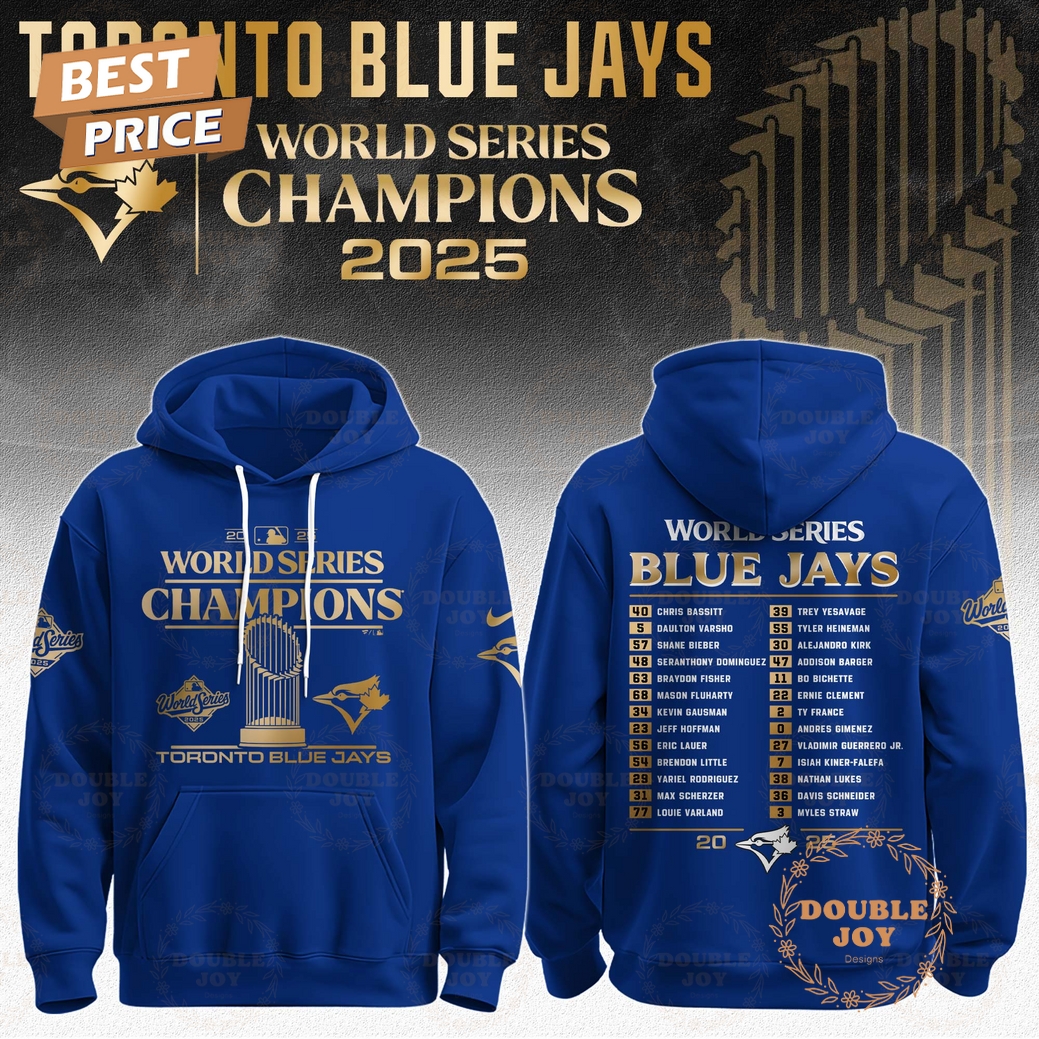 Toronto Blue Jays x The Champions World Series 2025 Hoodie Toronto Blue Jays x The Champions World Series 2025 Hoodie