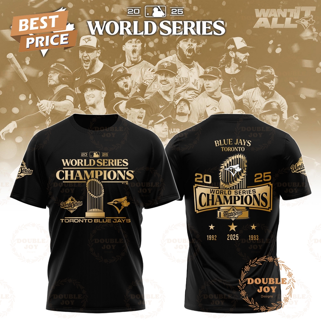 Toronto Blue Jays x Three Times Champions World Series 2025 T-Shirt, Hoodie Toronto Blue Jays x Three Times Champions World Series 2025 T-Shirt, Hoodie