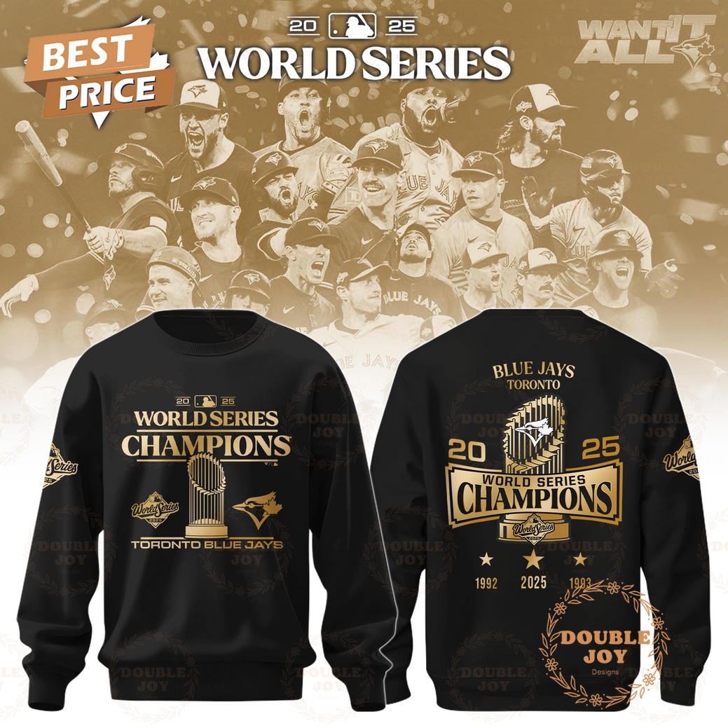 Toronto Blue Jays x Three Times Champions World Series 2025 T-Shirt, Hoodie Toronto Blue Jays x Three Times Champions World Series 2025 T-Shirt, Hoodie