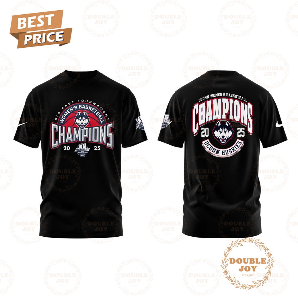 UConn Huskies Women x Big East WBB Tournament Champions Season 2024-2025 Hoodie UConn Huskies Women x Big East WBB Tournament Champions Season 2024-2025 Hoodie