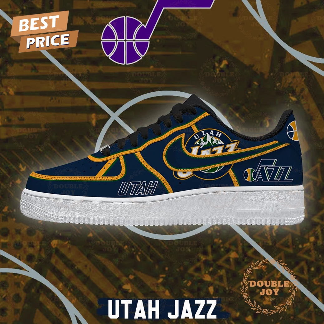 Utah Jazz City Edition 2025 Air Force 1 Sneakers Utah Jazz City Edition 2025 Air Force 1 Sneakers