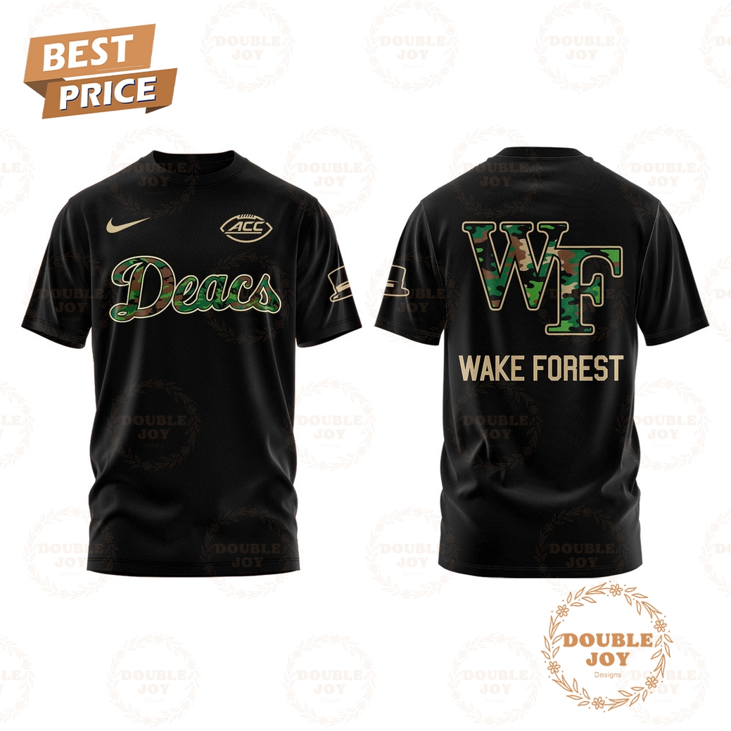 Wake Forest Demon Deacons 2025 Military Hoodie Wake Forest Demon Deacons 2025 Military Hoodie