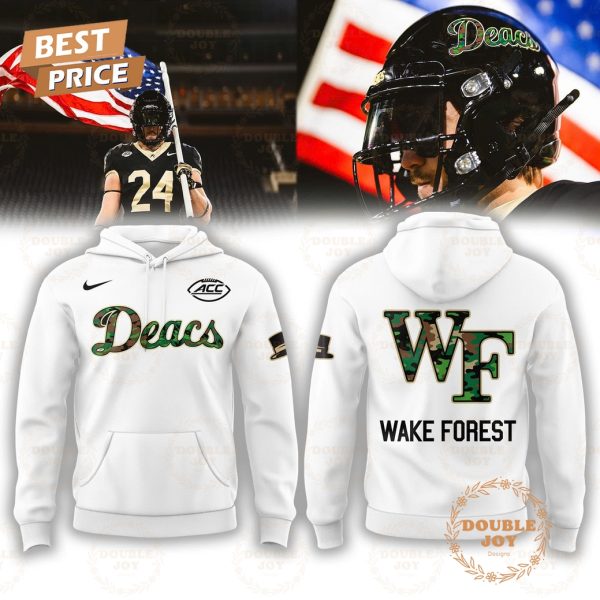 Wake Forest Demon Deacons Military 2025 Hoodie