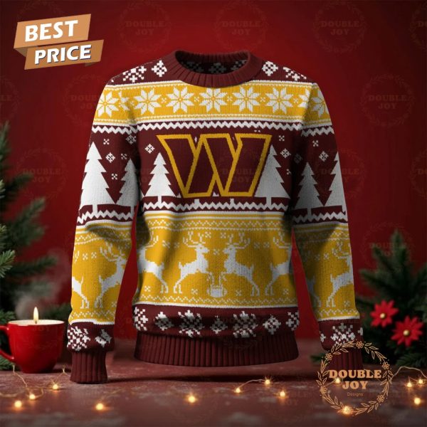 Washington Commanders Merry Christmas 2025 Sweater