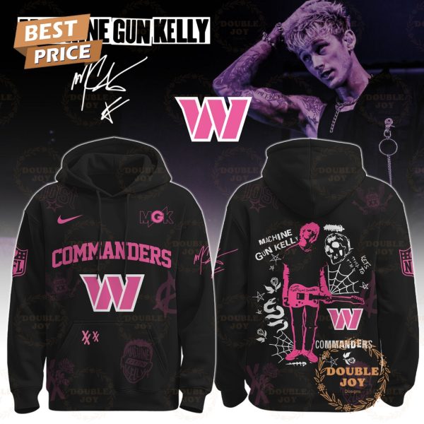 Washington Commanders x Machine Gun Kelly Tour The Lost Americana 2025 Hoodie