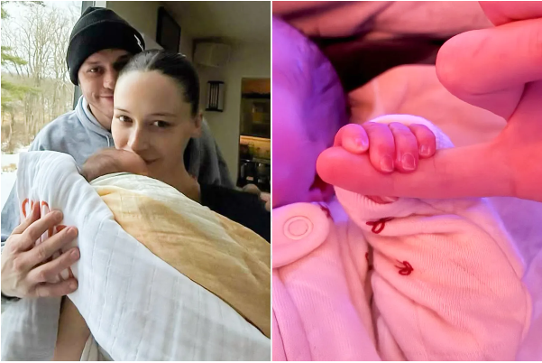 Pete Davidson and Elsie Hewitt