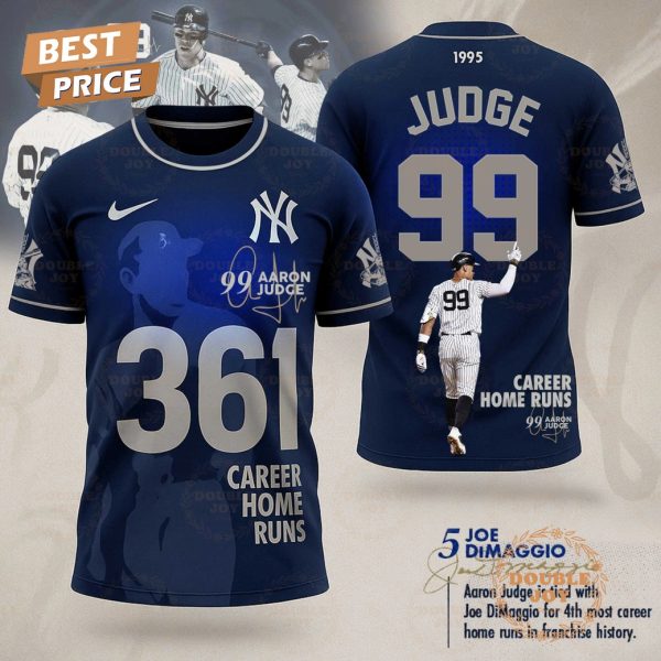 Aaron Judge x New York Yankees 361 Career Home Runs T-Shirt, Hoodie