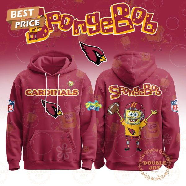 Arizona Cardinals x SpongeBob Limited Design 2025 Hoodie