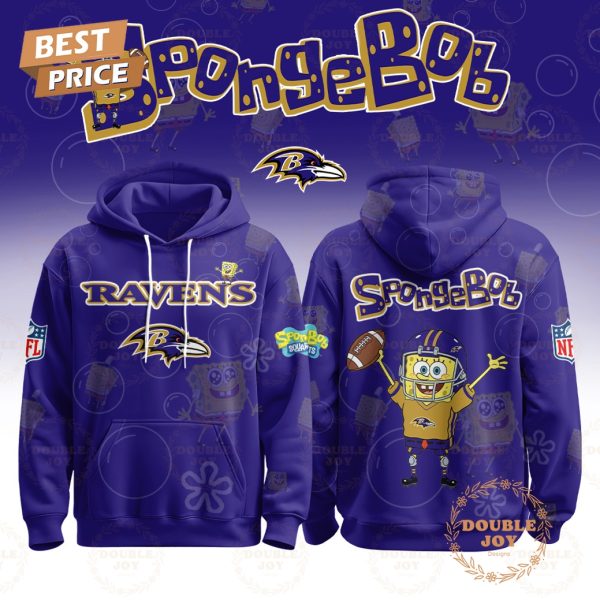 Baltimore Ravens x SpongeBob Limited Design 2025 Hoodie