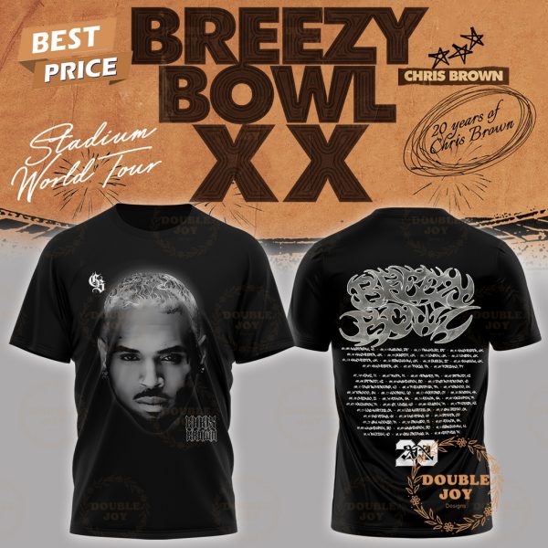 Chris Brown Breezy Bowl XX Black T-Shirt, Hoodie