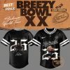 Chris Brown x Miami Marlins Breezy Bowl XX 25 Baseball Jersey Chris Brown x Miami Marlins Breezy Bowl XX 25 Baseball Jersey