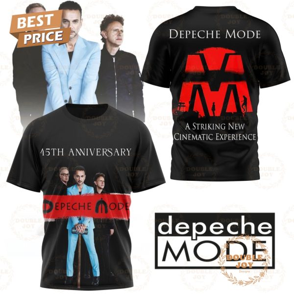 Depeche Mode 45th Anniversary Black T-Shirt, Hoodie