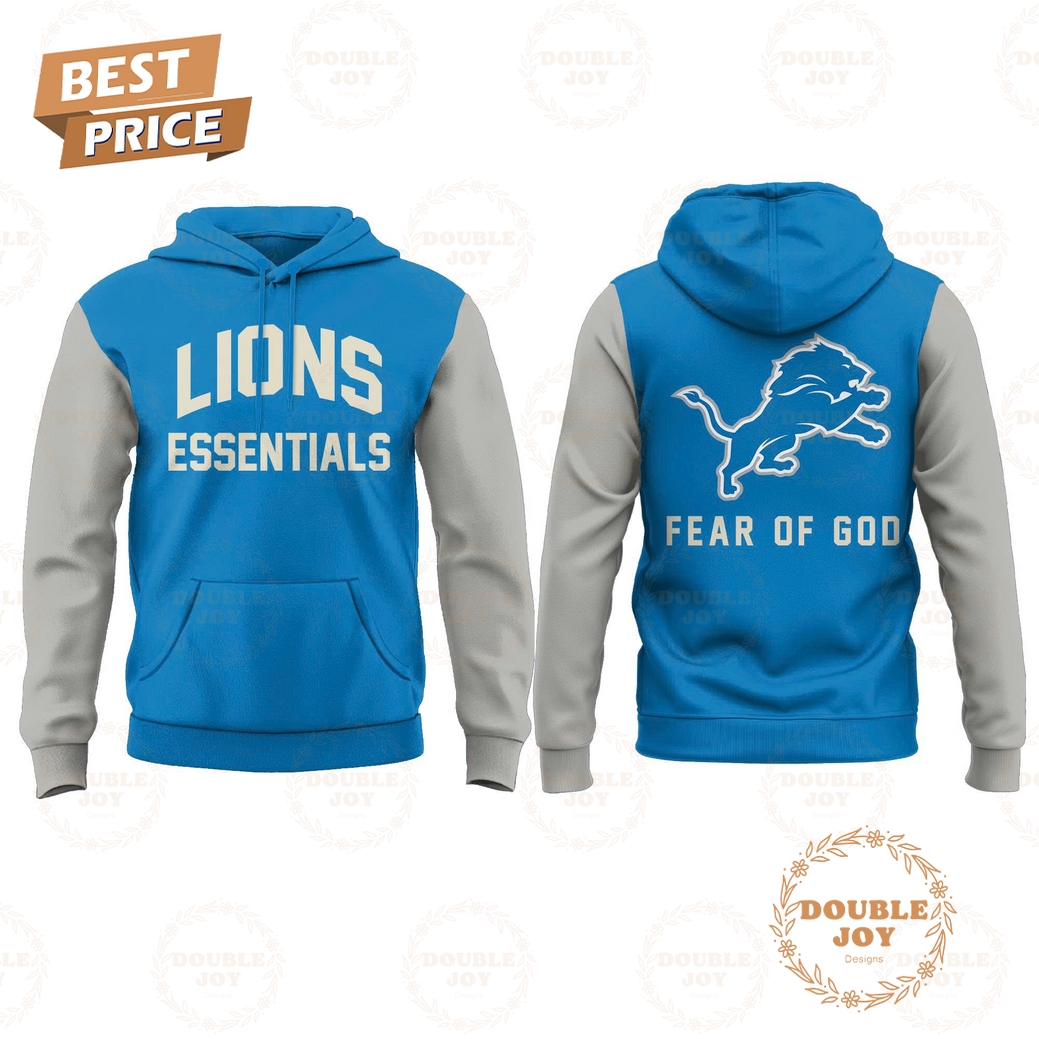Detroit Lions Fear of God 2025 Hoodie Detroit Lions Fear of God 2025 Hoodie