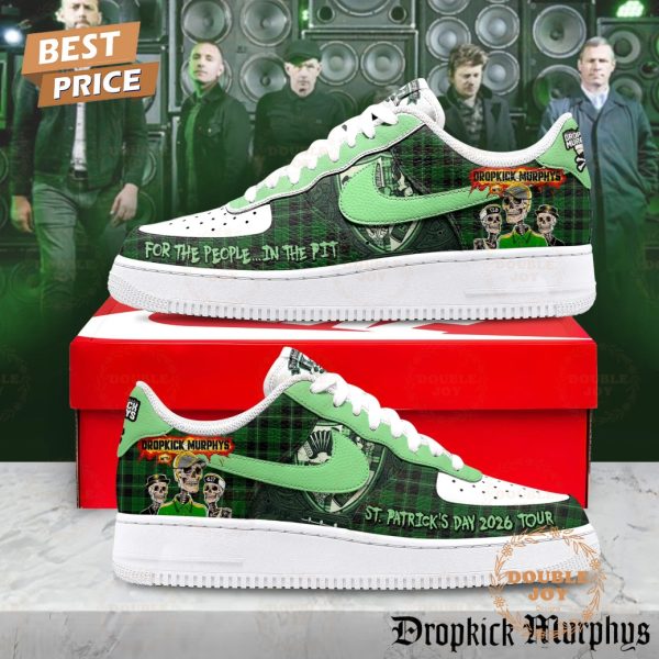 Dropkick Murphys St.Patrick’s Day 2026 Tour Air Force 1 Sneakers