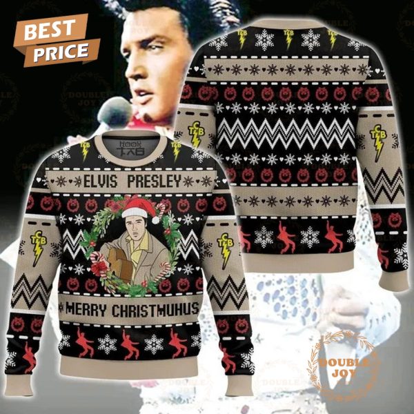 Elvis Presley Merry Christmas 2025 Sweater