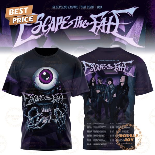Escape The Fate Sleepless Empire Tour 2026 T-Shirt, Hoodie