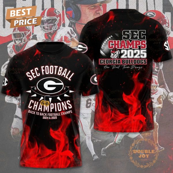 Georgia Bulldogs 2025 SEC Champs Special Edition T-Shirt, Hoodie