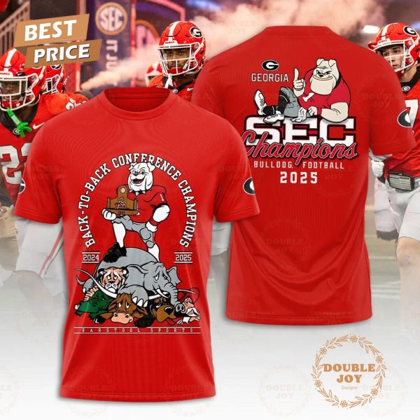 Georgia Bulldogs Back To Back Champions 2025 T-Shirt, Hoodie