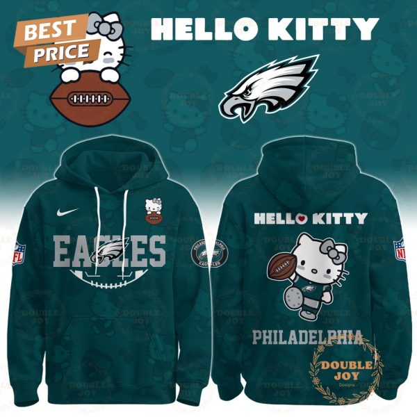 Hello Kitty x Philadelphia Eagles 2025 Hoodie