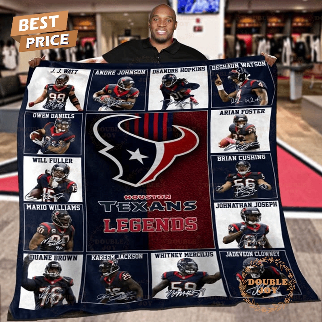 Houston Texans Legends 2025 Fleece Blanket Houston Texans Legends 2025 Fleece Blanket