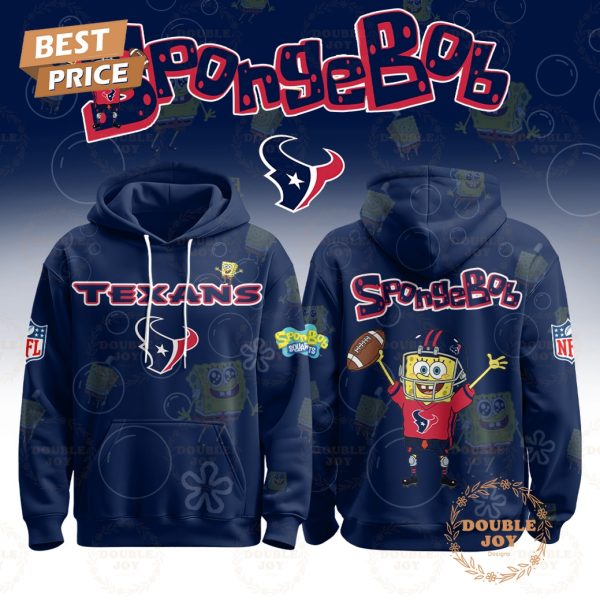 Houston Texans x SpongeBob Limited Design 2025 Hoodie