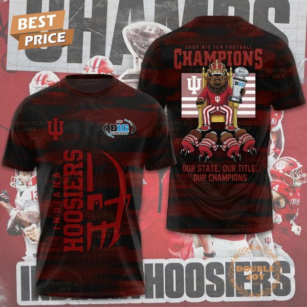 Indiana Hoosiers 2025 Big Ten Champions Special Edition T-Shirt, Hoodie