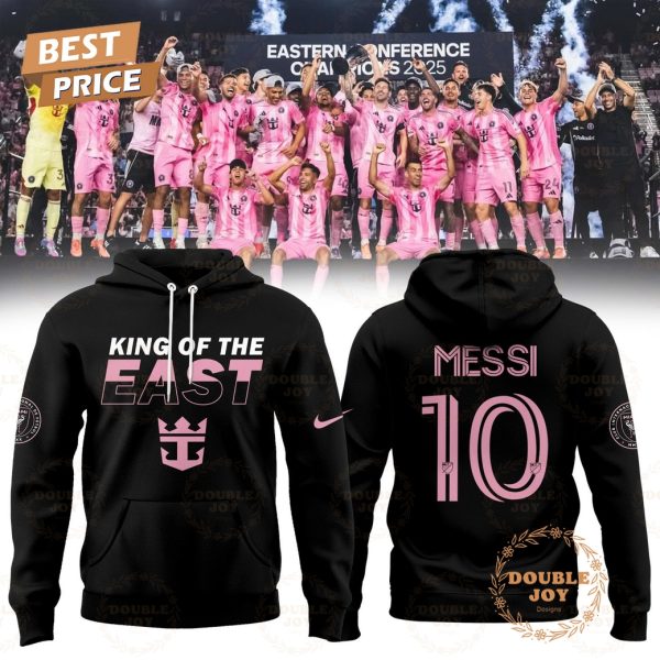 Inter Miami x Messi NUM10 2025 Eastern Conference Champions Hoodie