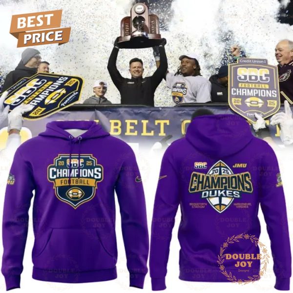 James Madison Dukes Sun Belt Champions Hoodie