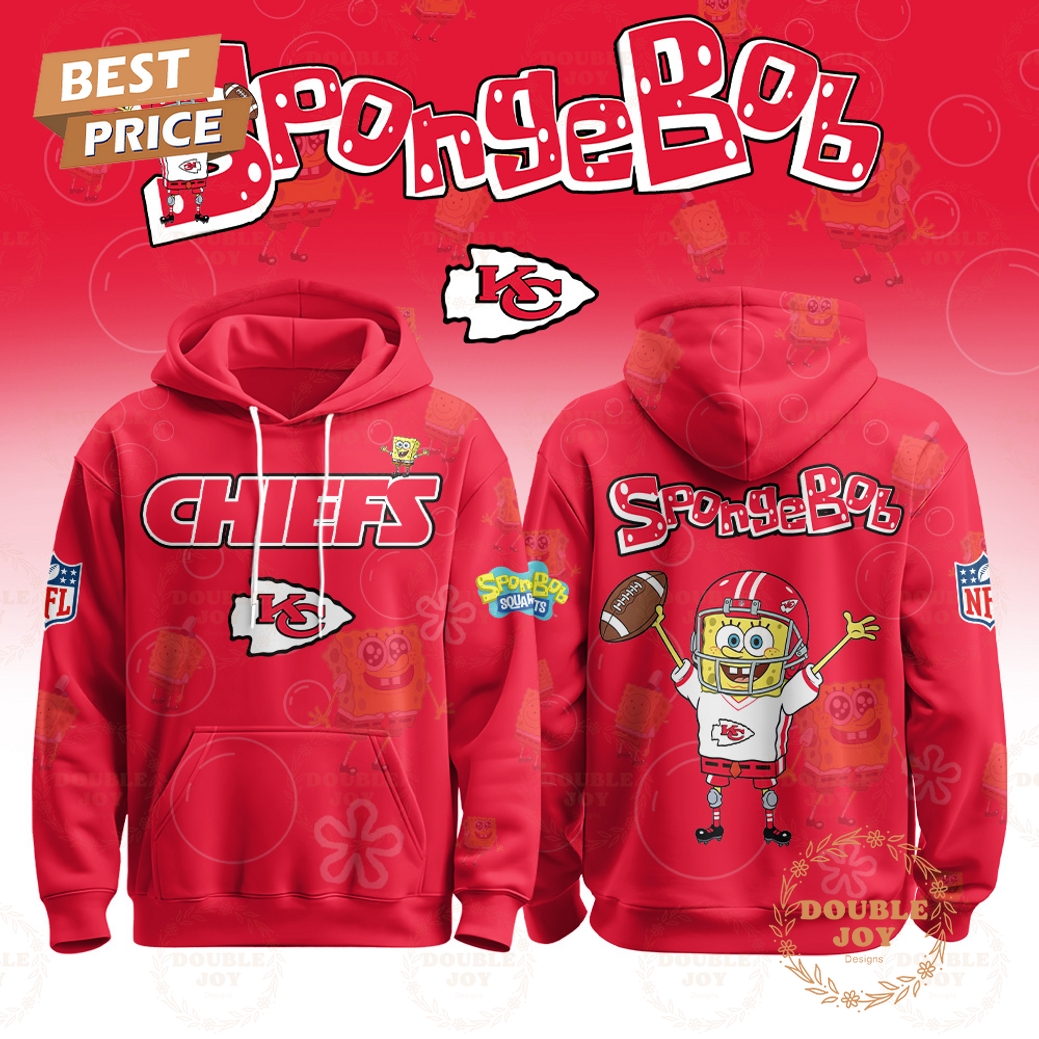 Kansas City Chiefs x SpongeBob Limited Design 2025 Hoodie Kansas City Chiefs x SpongeBob Limited Design 2025 Hoodie