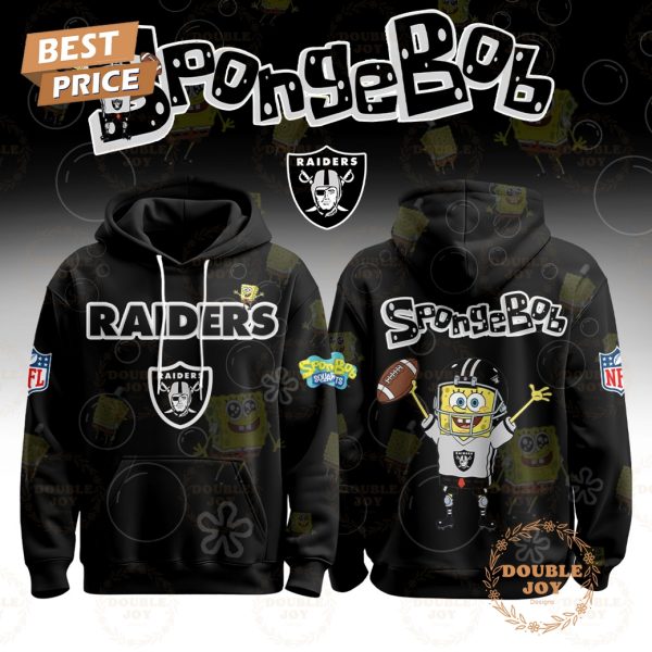 Las Vegas Raiders x SpongeBob Limited Design 2025 Hoodie