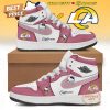 Los Angeles Rams x Hello Kitty 2025 Custom Name Navy Air Jordan 1 Hightop Shoes Los Angeles Rams x Hello Kitty 2025 Custom Name Navy Air Jordan 1 Hightop Shoes