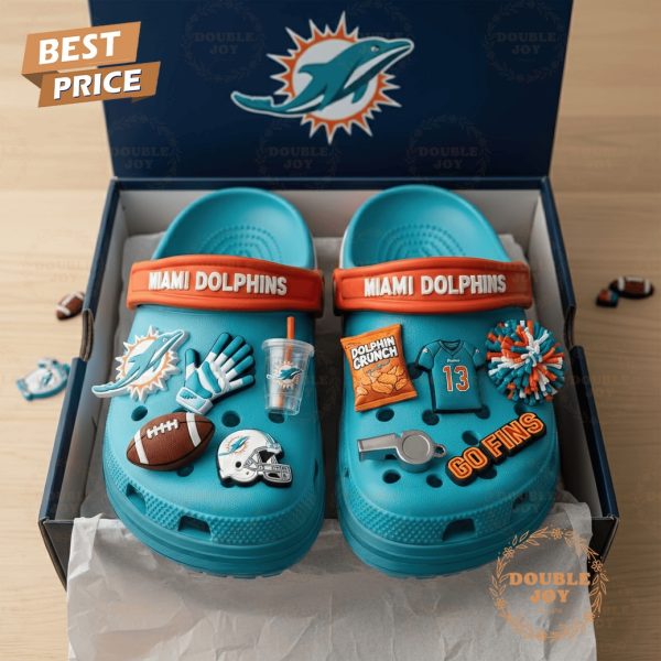 Miami Dolphins “Go Fins” 2025 Crocs