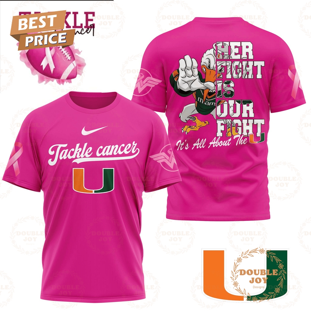 Miami Hurricanes Tackle Cancer T-Shirt, Hoodie Miami Hurricanes Tackle Cancer T-Shirt, Hoodie