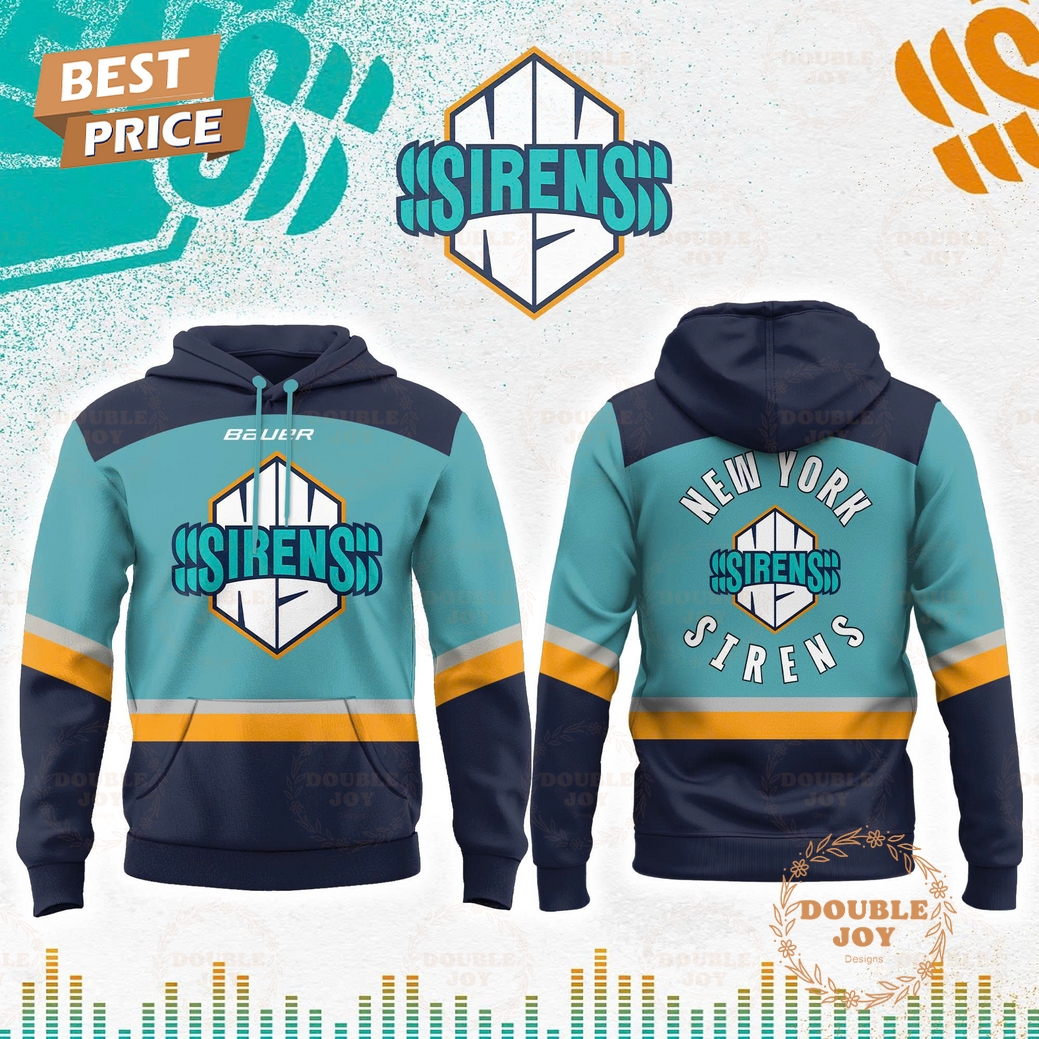 New York Sirens 2025 Classic Edition Hoodie New York Sirens 2025 Classic Edition Hoodie