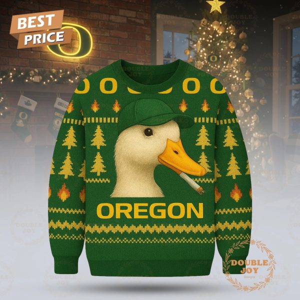 Oregon Ducks Merry Christmas 2025 Sweater