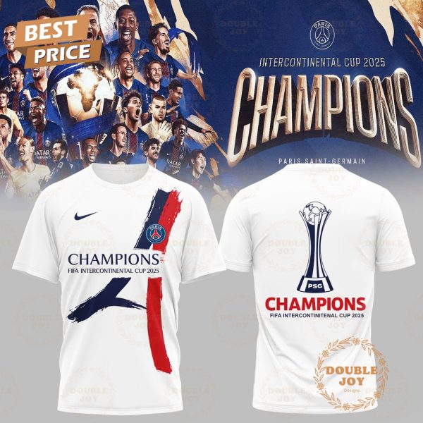 Paris Saint-Germain Intercontinental Cup 2025 Champions T-Shirt, Hoodie