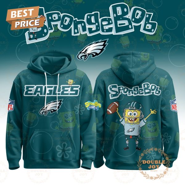 Philadelphia Eagles x SpongeBob Limited Design 2025 Hoodie