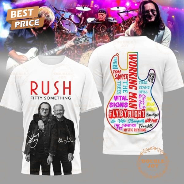 Rush Fifty Something 2025 T-Shirt, Hoodie – White