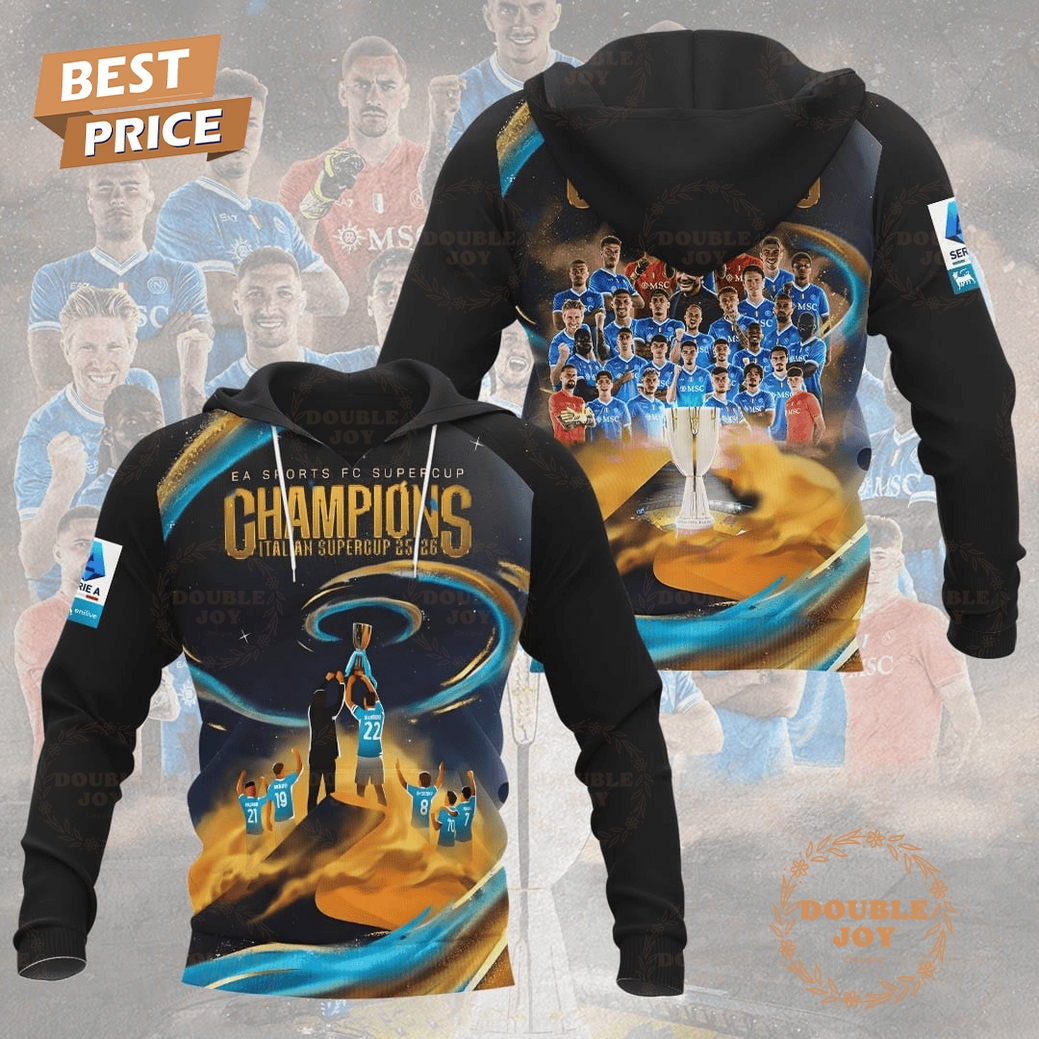 SSC Napoli Italian Supercup 25-26 T-Shirt, Hoodie SSC Napoli Italian Supercup 25-26 T-Shirt, Hoodie