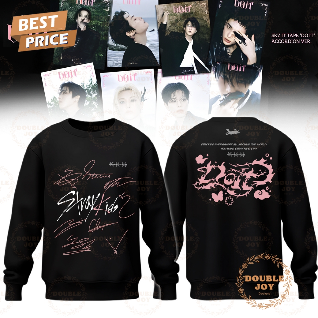 Stray Kids Do It 2025 Black Hoodie Stray Kids Do It 2025 Black Hoodie