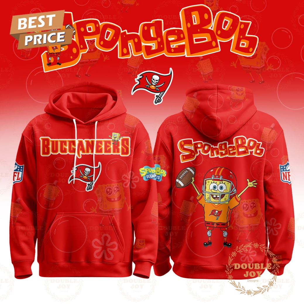 Tampa Bay Buccaneers x SpongeBob Limited Design 2025 Hoodie Tampa Bay Buccaneers x SpongeBob Limited Design 2025 Hoodie