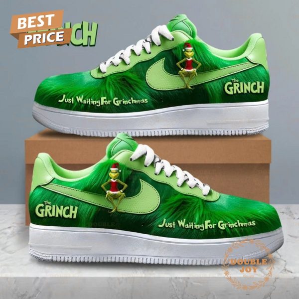 The Grinch Just Waiting For Grinchmas Air Force 1 Sneakers