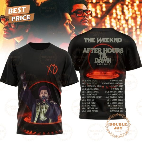 The Weeknd After Hours Til Dawn 2026 Tour T-Shirt, Hoodie