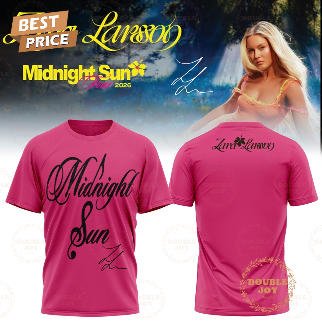 Zara Larsson Tour 2026 Pink T-Shirt, Hoodie Zara Larsson Tour 2026 Pink T-Shirt, Hoodie